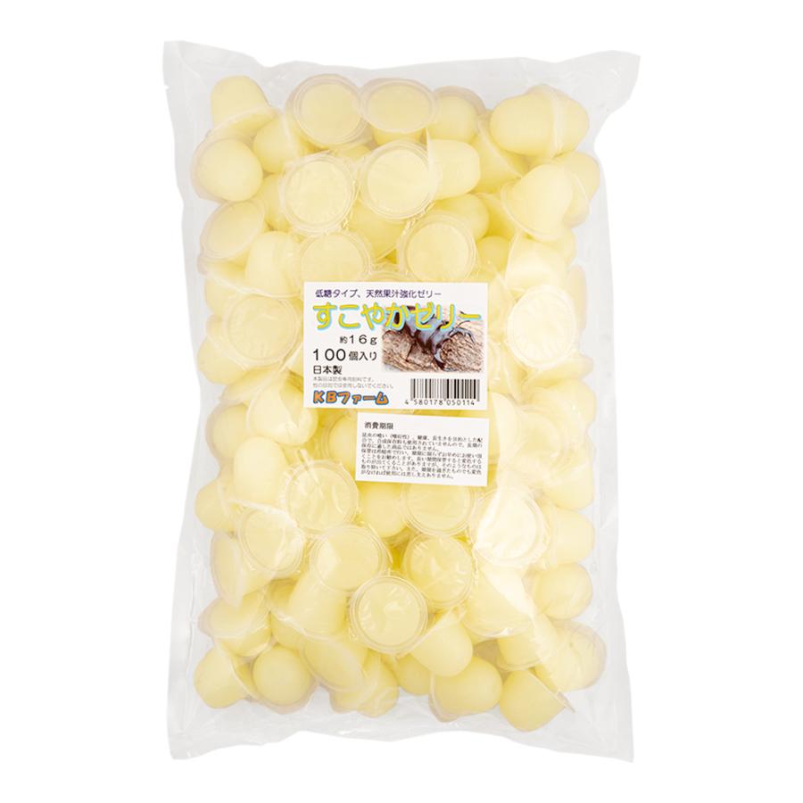 昆虫ゼリー　すこやかゼリー　（１６ｇ　１００個入り）　カブトムシ・クワガタ用　高タンパク！硬め仕上げ！ブリードに最適！（Yahoo!・チャーム charm ヤフー店）