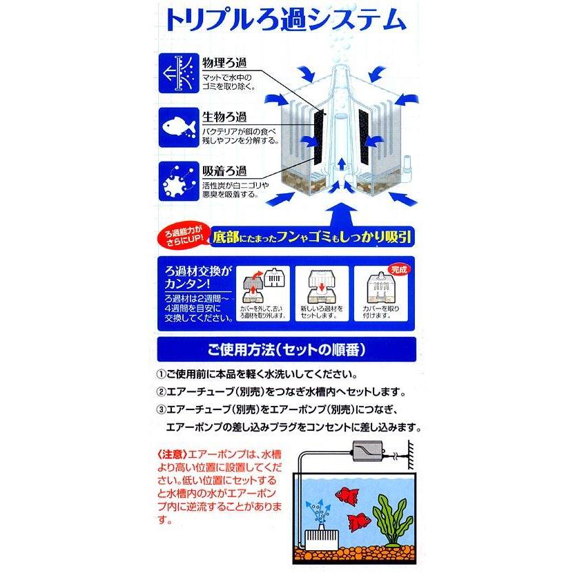 ＧＥＸ　本体　ロカボーイ　Ｓ　〜３９ｃｍ水槽用　投げ込み式フィルター　ブクブク　ジェックス｜chanet｜03