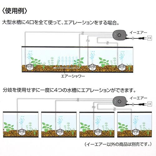 ＧＥＸ　イーエアー　９０００ＦＢ　９０〜１２０ｃｍ水槽用エアーポンプ　ジェックス｜chanet｜05