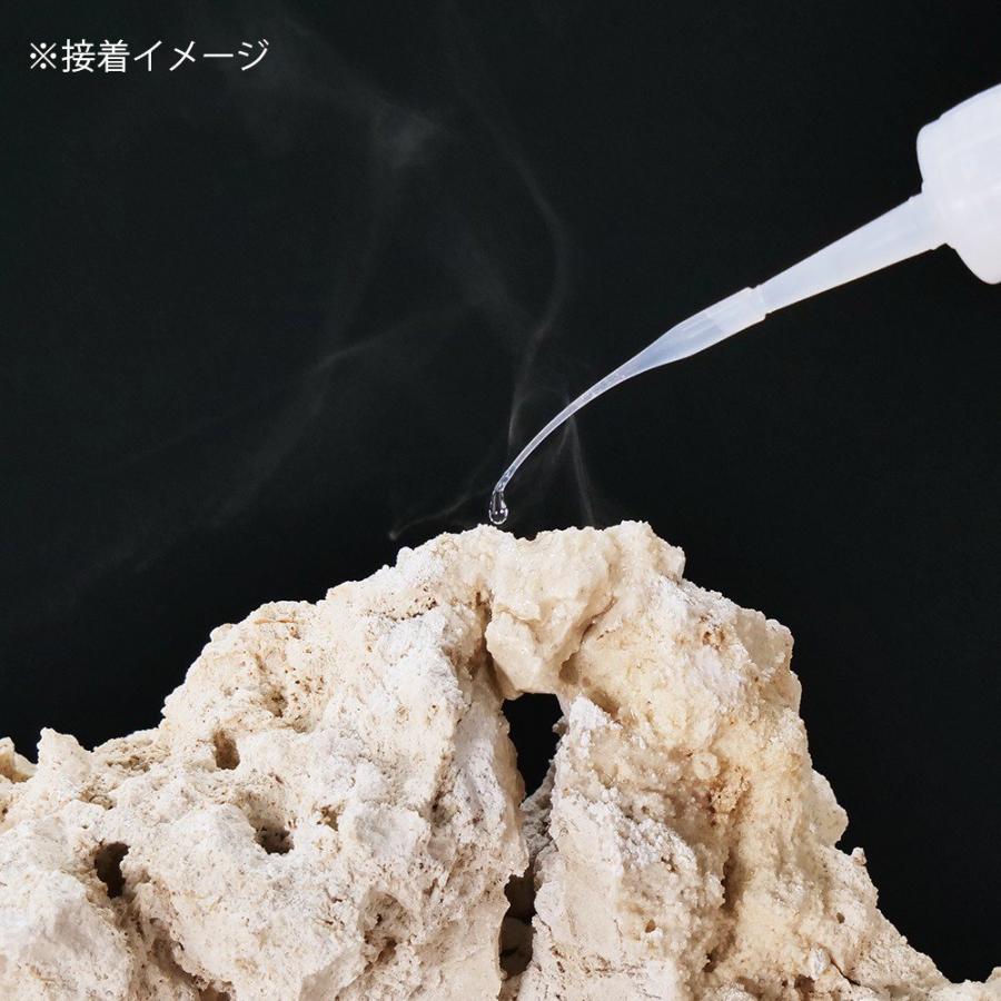 ちょっとの間くっ付ける剤 アロンアルファ 石用Ｆ ロックグルー ５０ｇ １本×２０本入り口・入口（１箱）真水・塩水両用 サンゴ 信号旗 くっ付ける剤