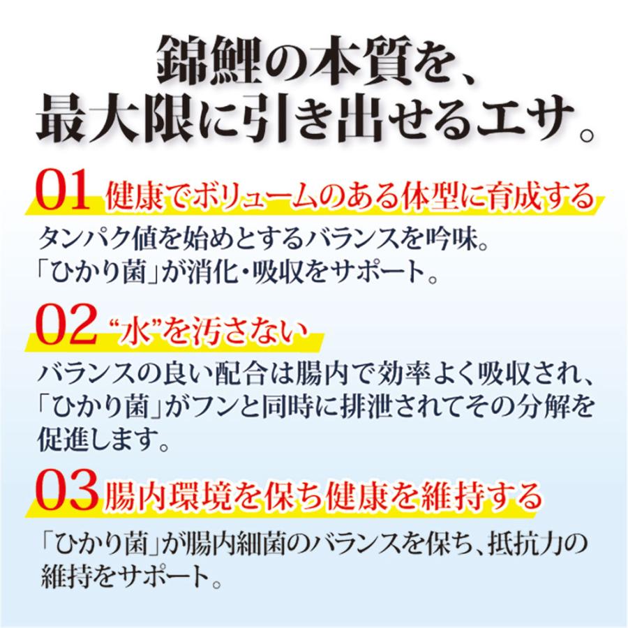 キョーリン　咲ひかり　育成用　浮上　Ｓ　２ｋｇ　錦鯉　餌　お一人様６点限り｜chanet｜06