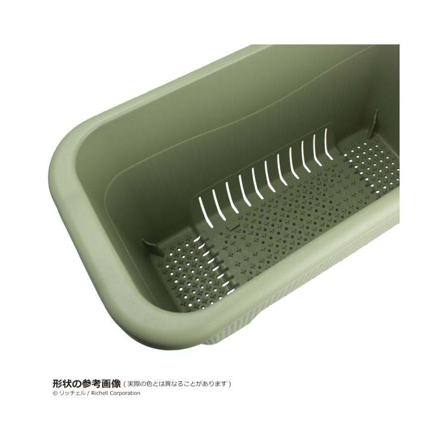 プランター　リッチェル　菜園上手　６３型Ｎ（グリーン）　お一人様３点限り　家庭菜園　園芸　スリット　トマト　実もの野菜　支柱留め具 | リッチェル | 01