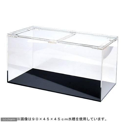 アクリル水槽 60センチ 4面ブラック スポンジフィルター付 アクリル水槽 60センチ 4面ブラック スポンジフィルター付