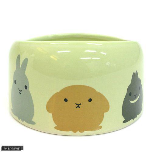うさぎの器 マルカン うさぎのフード付食器 うさぎ 食器 : チャーム charm ヤフー