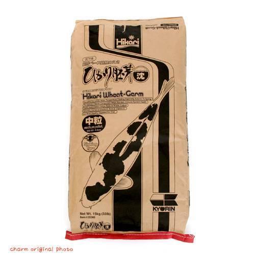 キョーリン　ひかり胚芽(沈)中粒15kg 錦鯉の餌 Hikari（ひかり） 鯉の餌 キョーリン ひかり胚芽 中粒（沈下性