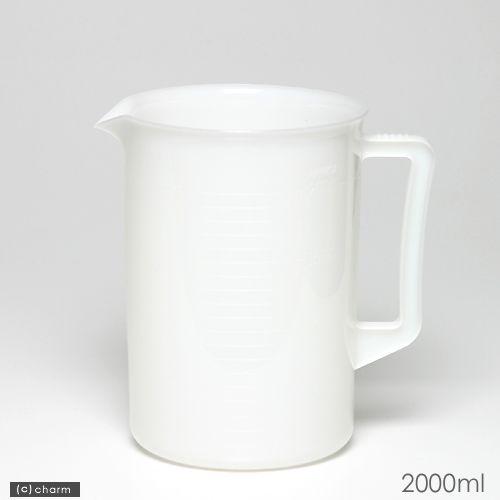 アズワン（asone） ポリプロピレン手付ビーカー・乳白色 2000mL