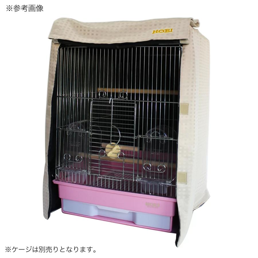 HOEI 35 手のり 鳥かご+おやすみカバー ブラウン(茶) HOEI 【送料無料】鳥かご HOEI 35手のりG ブラウン＋おやすみカバーB