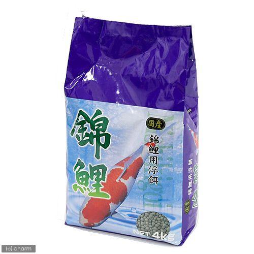 スマック 鯉の餌 錦鯉 4kg 国産 浮き餌 浮上 お一人様5点限り