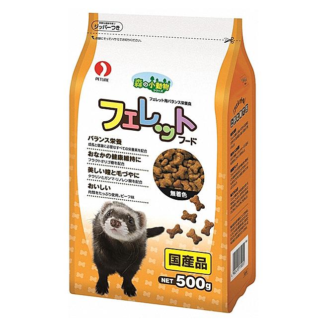ペットライン フェレットフード 森の小動物シリーズ 500g