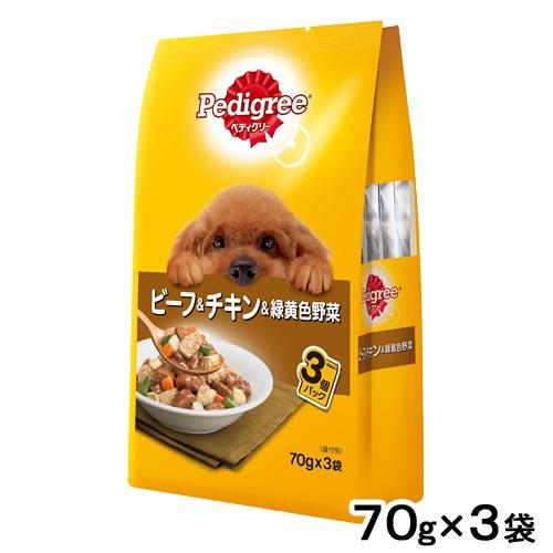 ペディグリー ペディグリー パウチ 成犬用 ビーフ＆チキン 緑黄色野菜