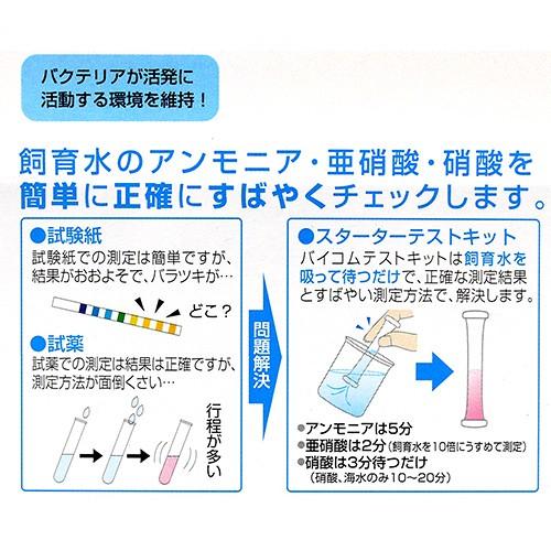 バイコム　スターターテストキット　淡水・海水用｜chanet｜03