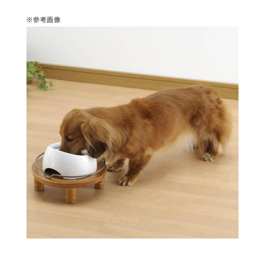 日本限定日本限定リッチェル ペット用 木製テーブル シングル ブラウン 犬用・猫用食器台 トレー 食器、餌やり、水やり用品