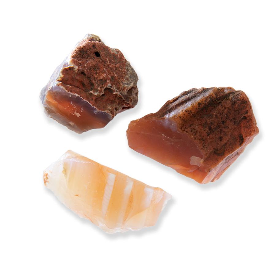 チャーム（charm） 形状お任せ カーネリアン（紅玉髄） 100g 鉱物