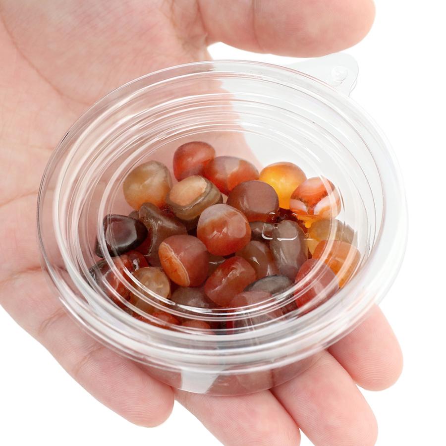 チャーム（charm） さざれ石 レッドアゲート 瑪瑙 100g 鉱物 鉱石
