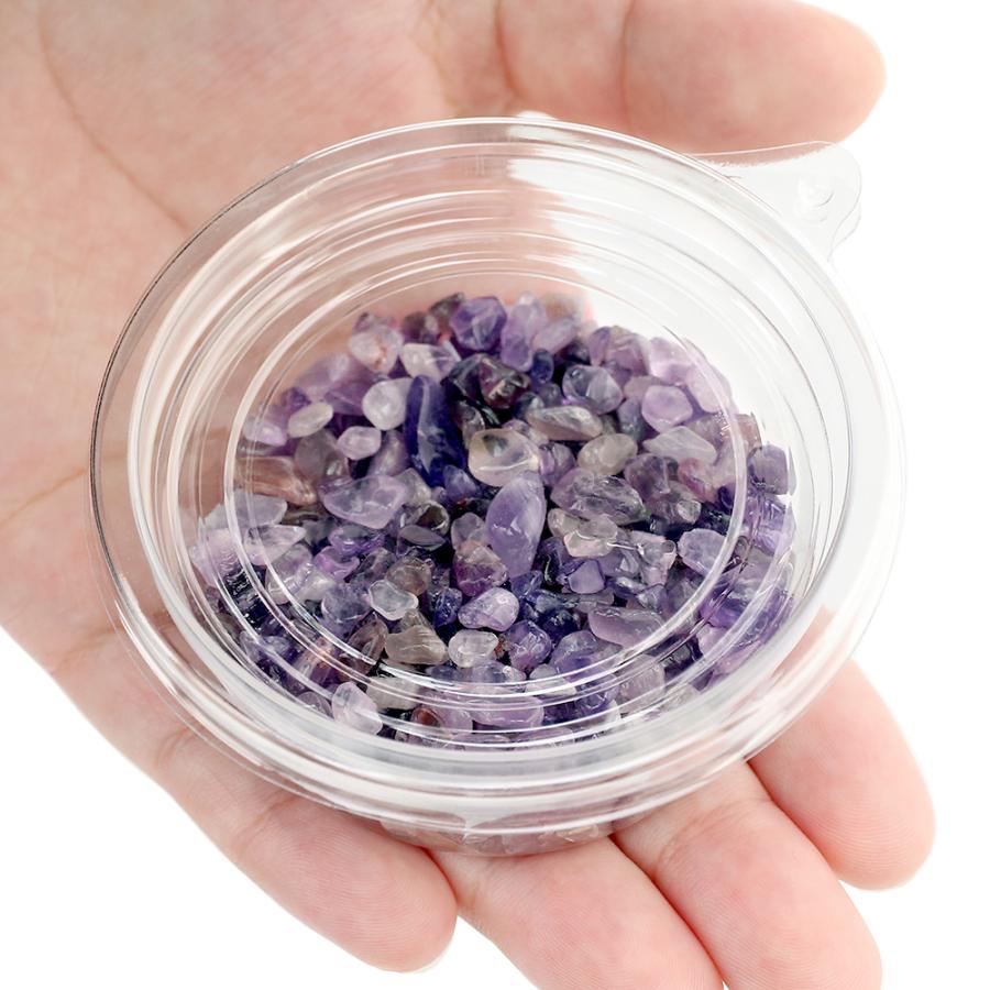 チャーム（charm） さざれ石 アメジスト（紫水晶） 100g 鉱物 鉱石