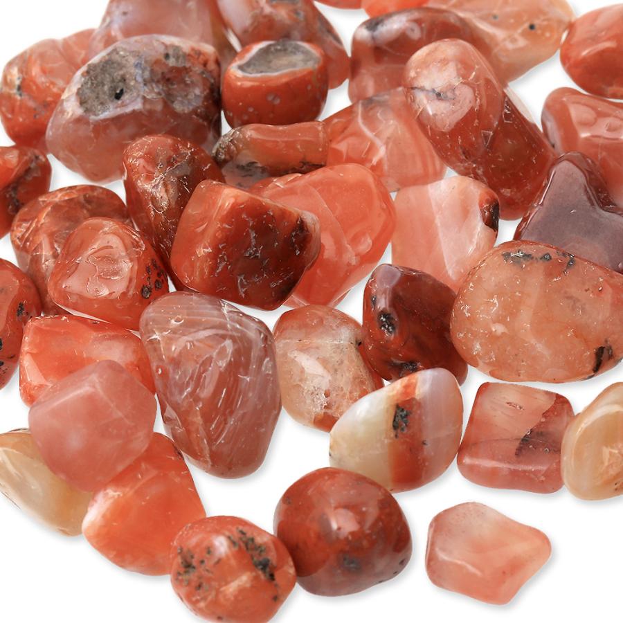 チャーム（charm） さざれ石 カーネリアン 紅玉髄 100g 鉱物 鉱石