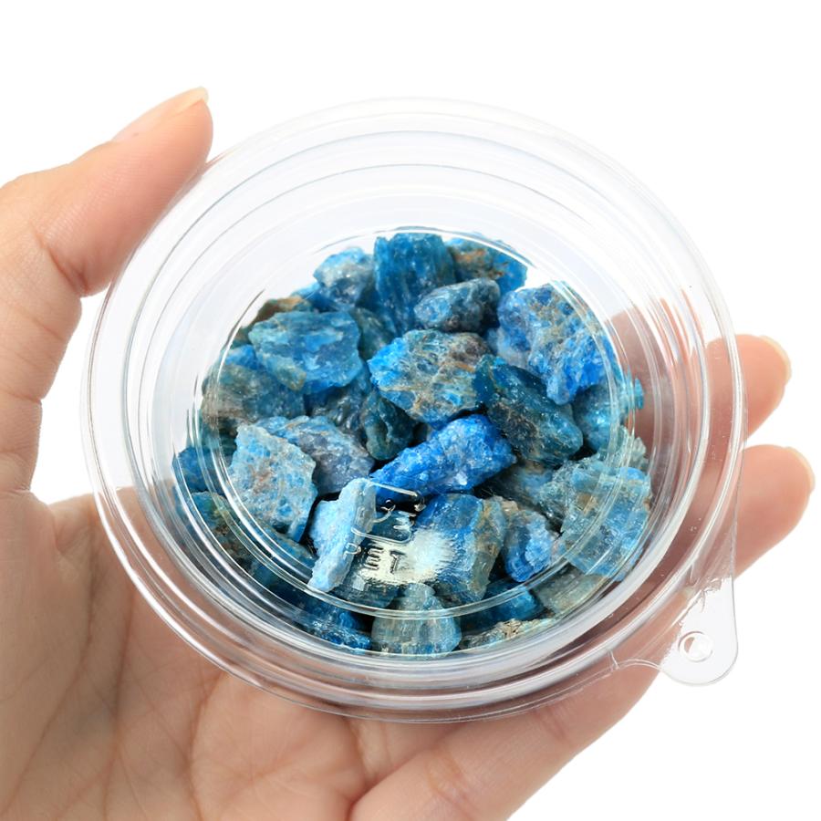 チャーム（charm） さざれ石 ブルーアパタイト 100g 鉱物 鉱石
