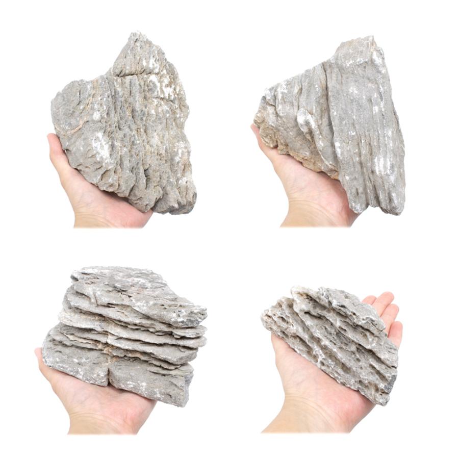 積層石 Mサイズ 約13〜18cm 5個 形状お任せ アクアリウム