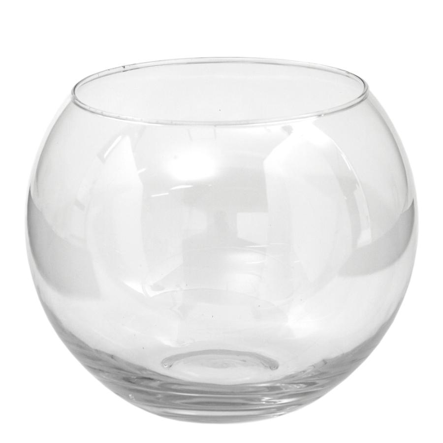 ガラスベース　バブルボール　Ｌ　１８ｃｍ　エアプランツ　多肉植物　ティランジア　ガラス　お一人様２点限り｜chanet