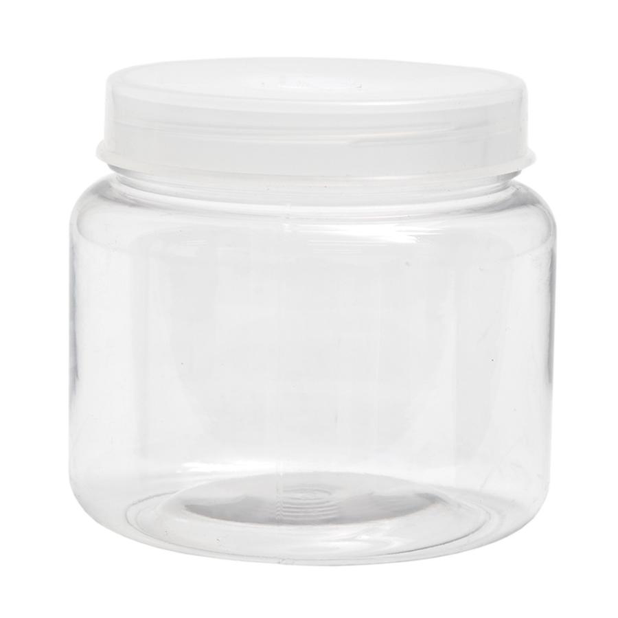 クリアボトル 500ml（直径8．0×9．5cm）穴あき フィルター