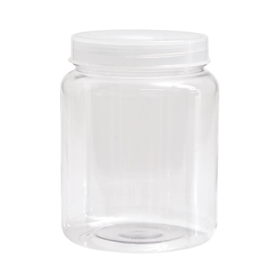 クリアボトル 800ml（直径8．5×13．0cm）穴あき