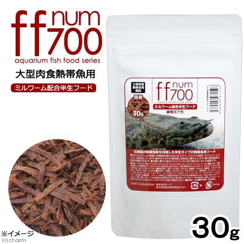 ｆｆ　ｎｕｍ７００　大型肉食熱帯魚用　半生ミルワーム　３０ｇ　プレミアムフード　大型魚　アロワナ　餌　エサ　えさ｜chanet