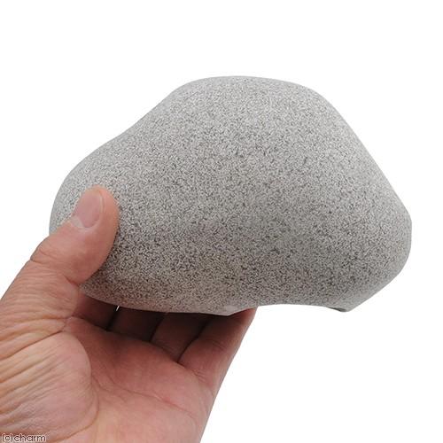 新春セール！！手作り爬虫類シェルター（ゴツゴツ岩感・陶器埋め込み） Leaf Corp ストーンシェルター L 熱帯魚 爬虫類 陶器製 : チャーム
