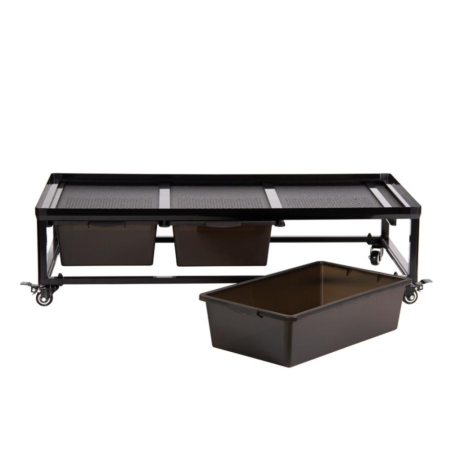 Leaf Corp 爬虫類ケージ 3連ブリーディングラック キャスター付き