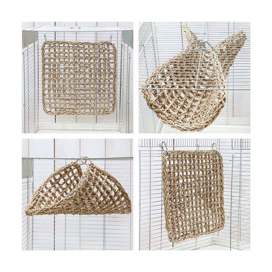 Leaf Corp 鳥のイ草クライミングマット ボルダリング 30×30 インコ