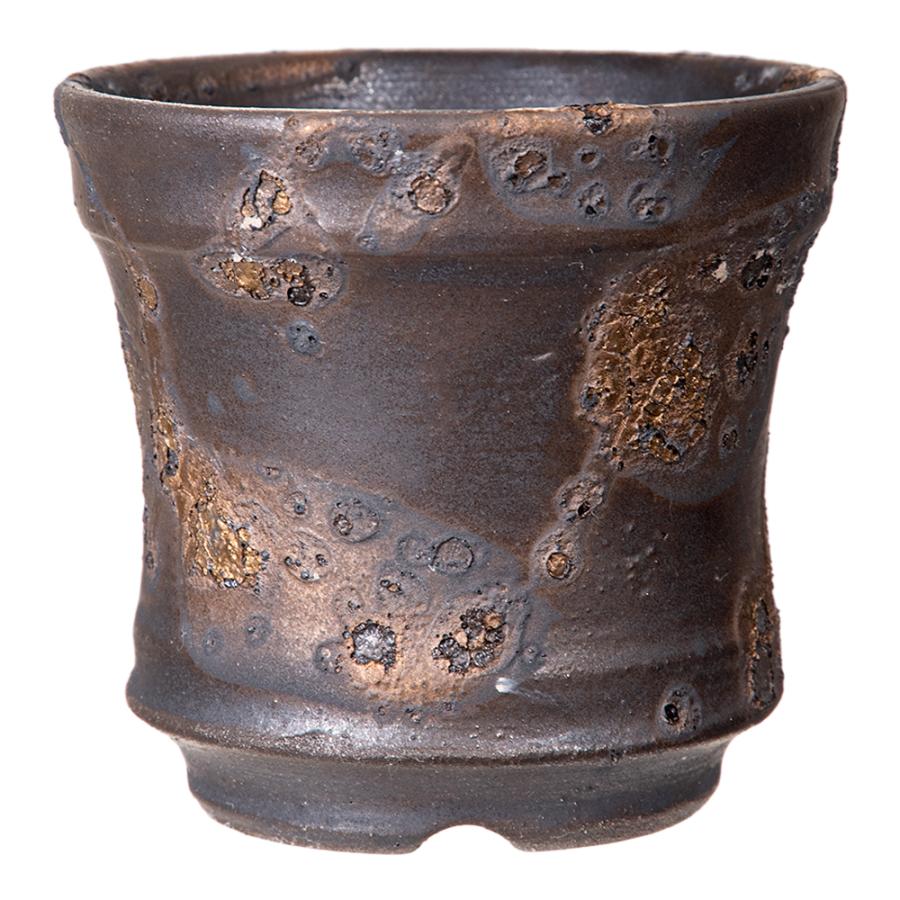 益子焼 鉢 Leaf Corp 鉢 横山陶芸 益子焼 3号鉢 銀河シリーズ 直径9cm〜10