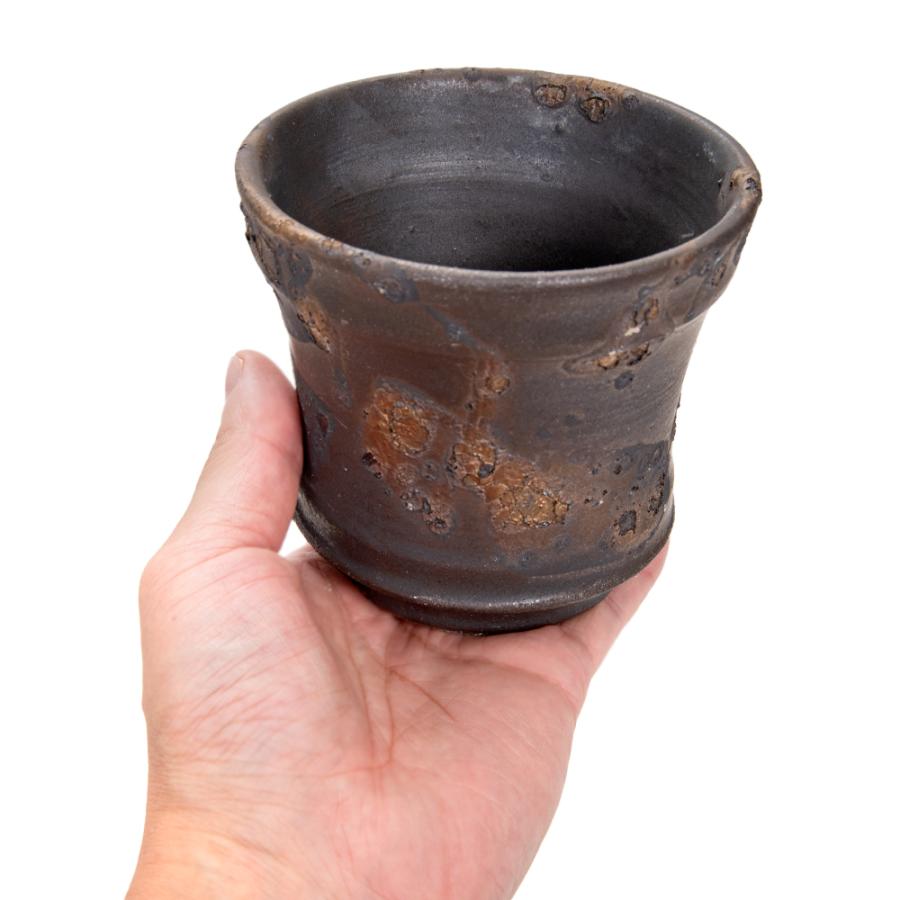 Leaf Corp 鉢 横山陶芸 益子焼 3号鉢 銀河シリーズ 直径9cm〜10