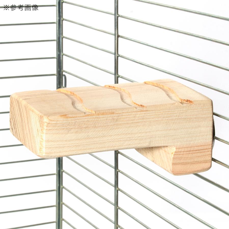 Leaf Corp 鳥 とまり木 ヒノキのフラットステージ ショート 国産