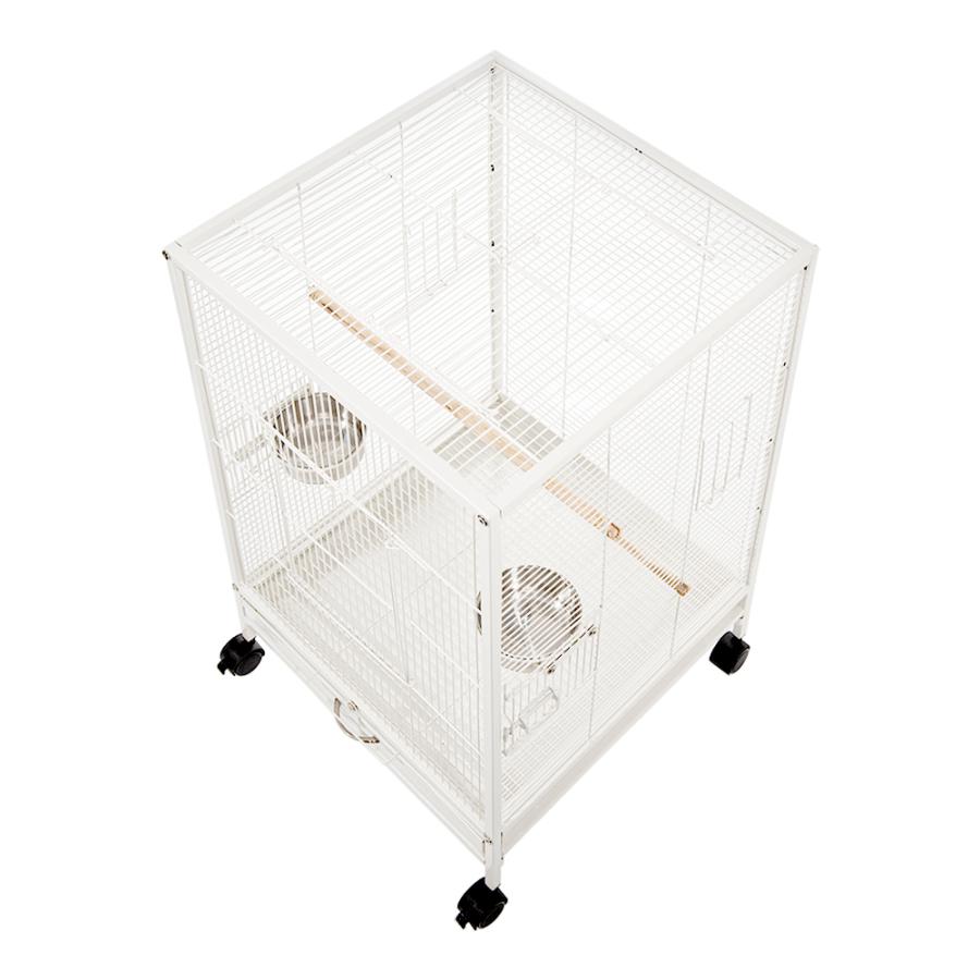 大型ケージ 約110cm x 71cm x 79cm（中古） Leaf Corp 中型インコ用ケージ 幅46x奥行き46x高さ