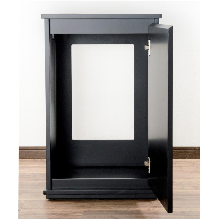 黒猫 　水槽台 組立済み）アクロ 水槽台 45×45×70 穴有り 黒 45cmOF水槽