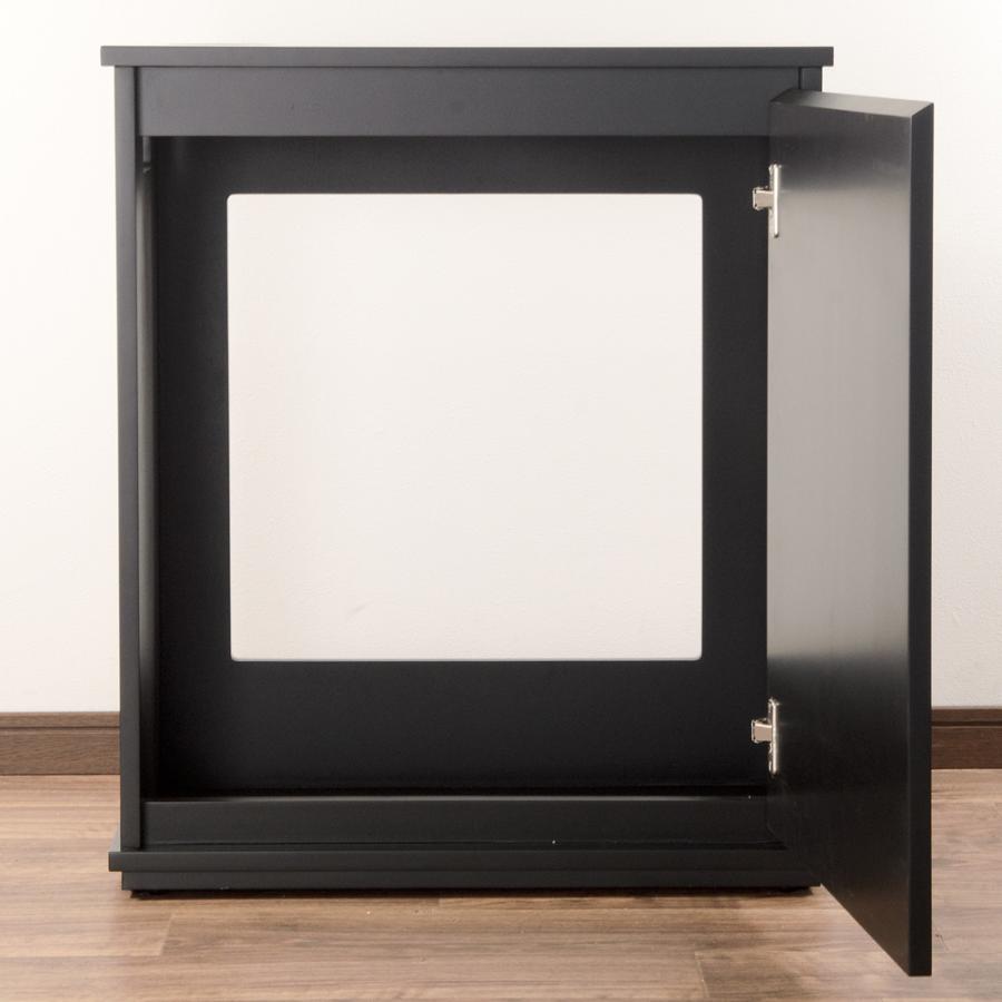 組立済み）アクロ 水槽台 60×30×70 穴有り 黒 60cmOF水槽