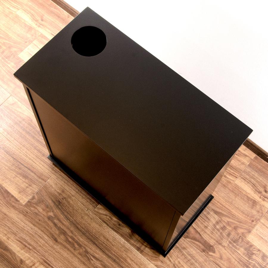 組立済み）アクロ 水槽台 60×30×70 穴有り 黒 60cmOF水槽