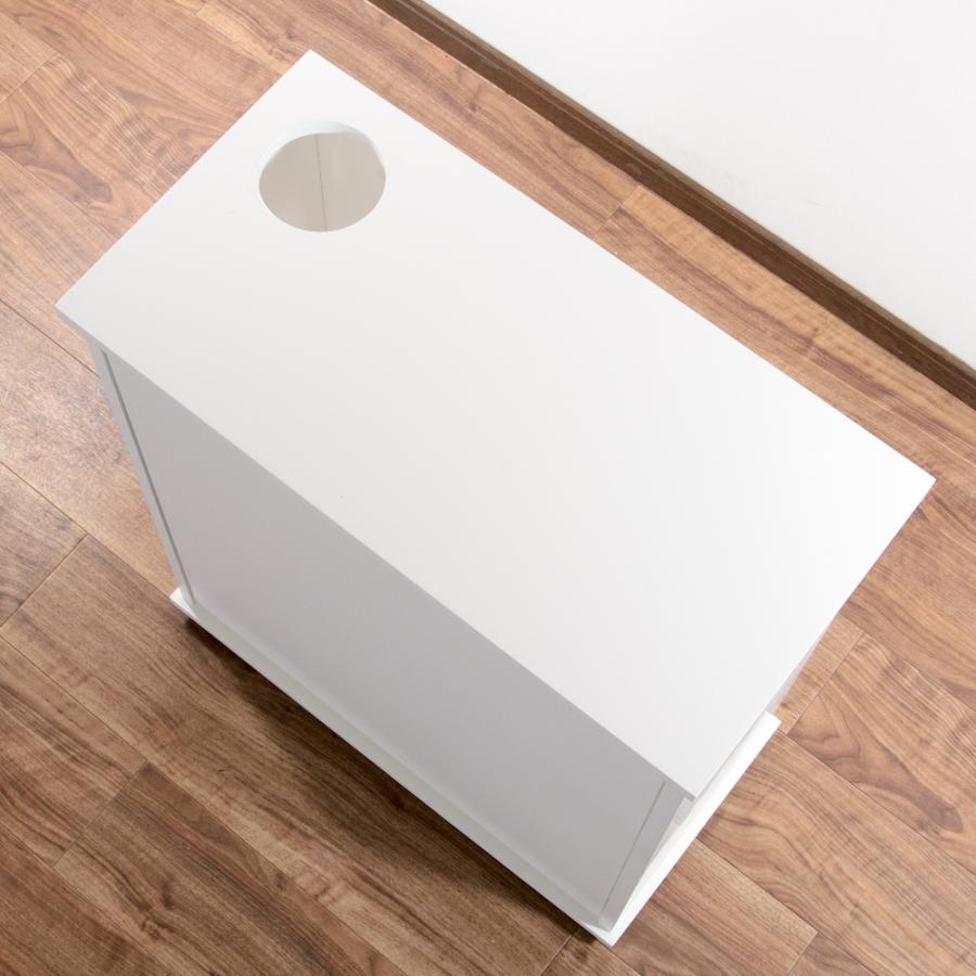 組立済み）アクロ 水槽台 60×30×70 穴有り 白 60cmOF水槽