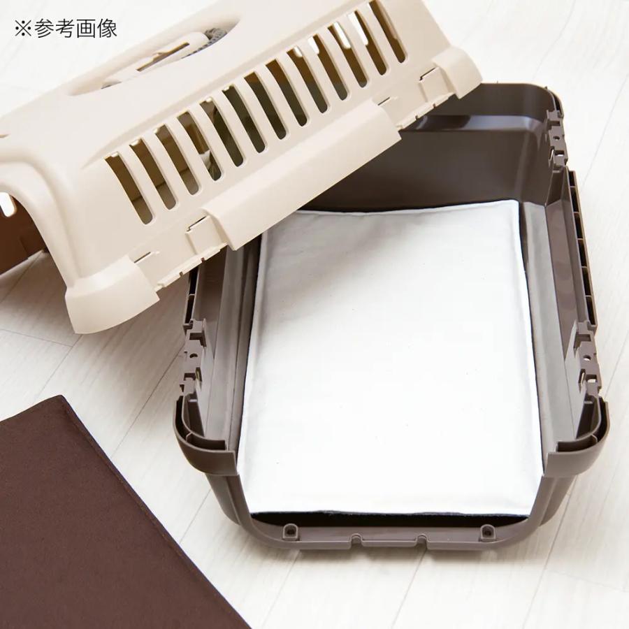 ペットキャリー用　フリースのクッションマット　Ｓ　ベージュ　ハンドメイド　犬　猫 | Leaf Corp | 02