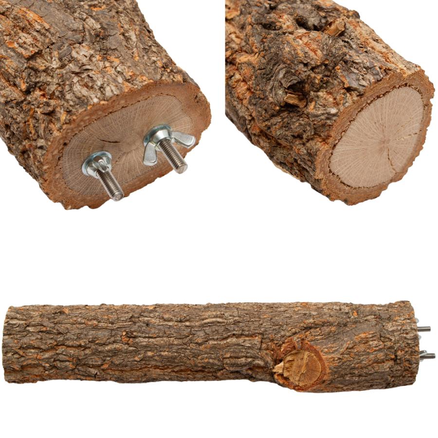 Leaf Corp コルクのとまり木 30cm 大型インコ オウム : チャーム