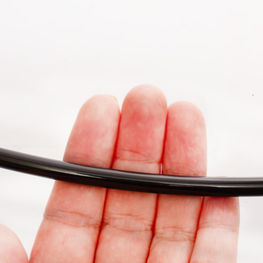 ハードチューブ（１／４）１ｍ（黒）　浄水器 | Leaf Corp | 01