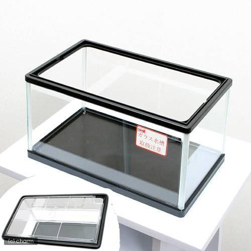 【新入荷】フィッシュボール(天然木ガラス水槽)カメ似 亀水槽 フタ付き 鈴木製作所 カメ水槽300（310×190×165