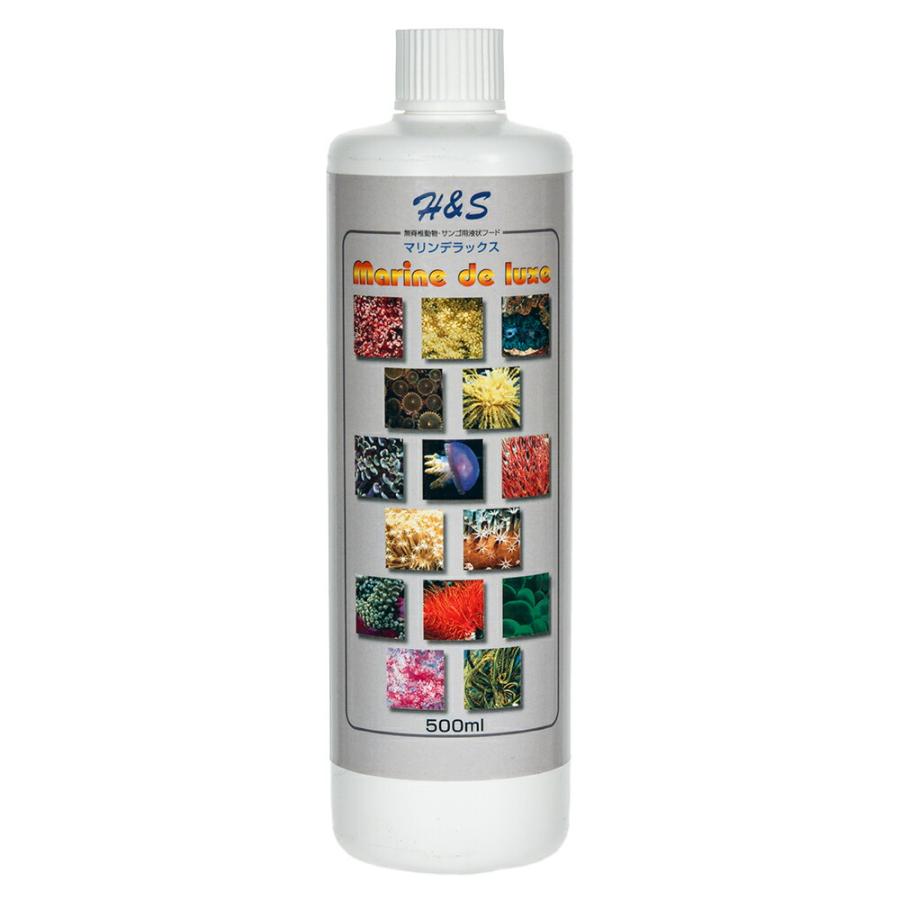 魚介類(加工食品) Hws H&S 無脊椎動物・サンゴ用液状フード マリンデラックス 500ml
