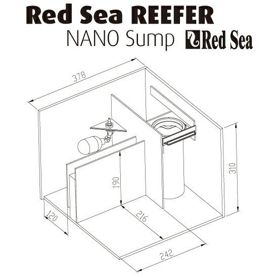 レッドシー オーバーフロー水槽 REEFER NANO ブラック 3 