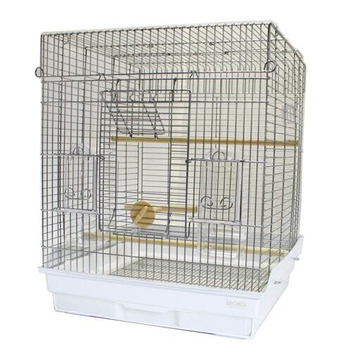 鳥かご　ＨＯＥＩ　４６５オカメステンレス　ホワイト　（４６．５×４６．５×５８ｃｍ）　中型インコ　オカメインコ_2