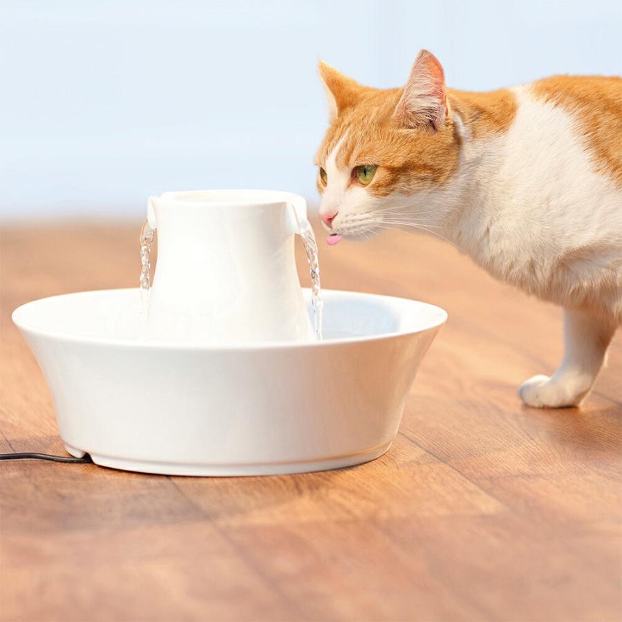 水飲み ドリンクウェル セラミック・アバロン ペットファウンテン 犬