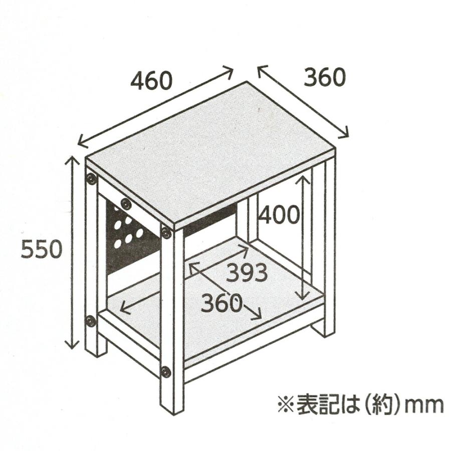ニッソー 水槽台 ニッソー ウッドデコスタンド 460 45cm