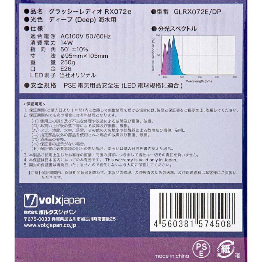 volxjapan（ボルクスジャパン） Grassy LeDio RX072e