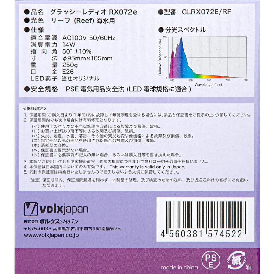 volxjapan（ボルクスジャパン） Grassy LeDio RX072e