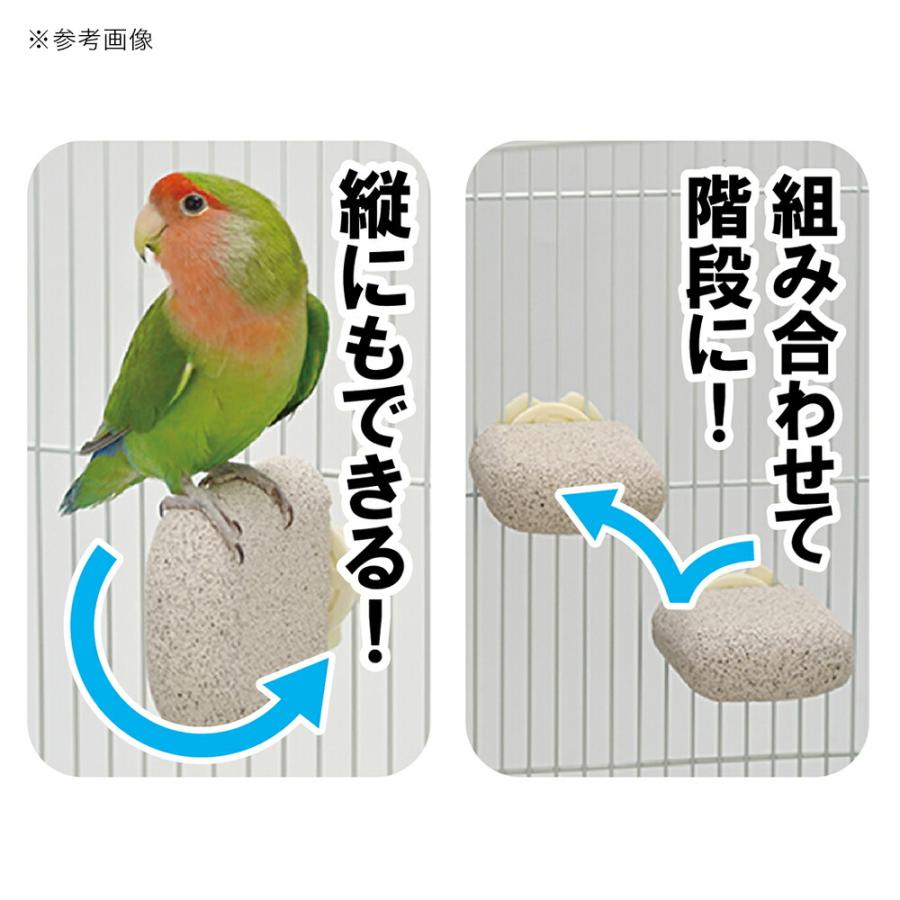 三晃商会 爪とぎステップ ショート 軽石製 デグー リス モモンガ 小鳥