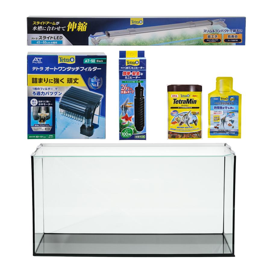 Tetra（テトラ） 水槽セット オールグラスアクアリウム600 熱帯魚